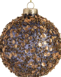 Clearance Weihnachtskugel Elexis D 8 cm blau Weihnachtskugeln & -Anhänger