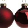 Best Weihnachtskugeln dunkelrot matt und glänzend D 5 cm 12 St. Weihnachtskugeln & -Anhänger