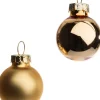 Hot Weihnachtskugeln gold matt und glänzend D 2,5 cm 24 St. Weihnachtskugeln & -Anhänger