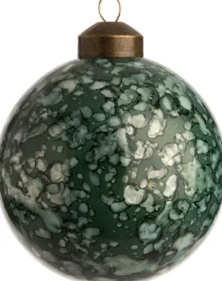 Discount Weihnachtskugel Ely dunkelgrün D 8 cm Weihnachtskugeln & -Anhänger