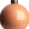 Sale Weihnachtskugel Belfort apricot glänzend D 8 cm Weihnachtskugeln & -Anhänger