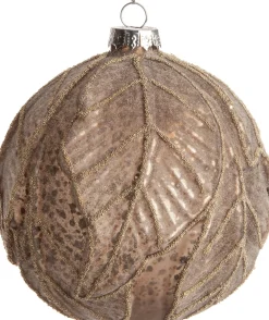 Best Weihnachtskugel Cyntia braun D 10 H 10 cm Weihnachtskugeln & -Anhänger