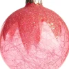 New Weihnachtskugel Aubais rosa transparent D 8 cm Weihnachtskugeln & -Anhänger