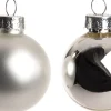 New Weihnachtskugeln silber matt und glänzend D 3,5 cm 16 St. Weihnachtskugeln & -Anhänger
