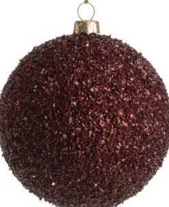 Discount Weihnachtskugel Isa D 6 cm bordeaux Weihnachtskugeln & -Anhänger
