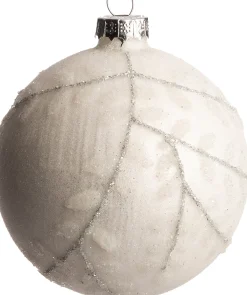 Clearance Weihnachtskugel Alston weiß D 8 cm Weihnachtskugeln & -Anhänger