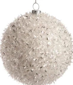 New Weihnachtskugel Ava weiß D 8 cm Weihnachtskugeln & -Anhänger