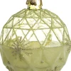 New Weihnachtskugel Charlbury Schneeflocke licht grün D 8 cm Weihnachtskugeln & -Anhänger