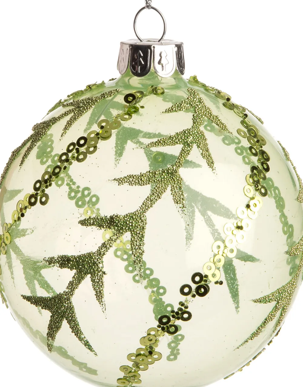 Hot Weihnachtskugel Patty grün D 8 H 8 cm Weihnachtskugeln & -Anhänger