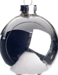 Weihnachtskugeln silber matt und glänzend D 7 cm 8 St. Weihnachtskugeln & -Anhänger