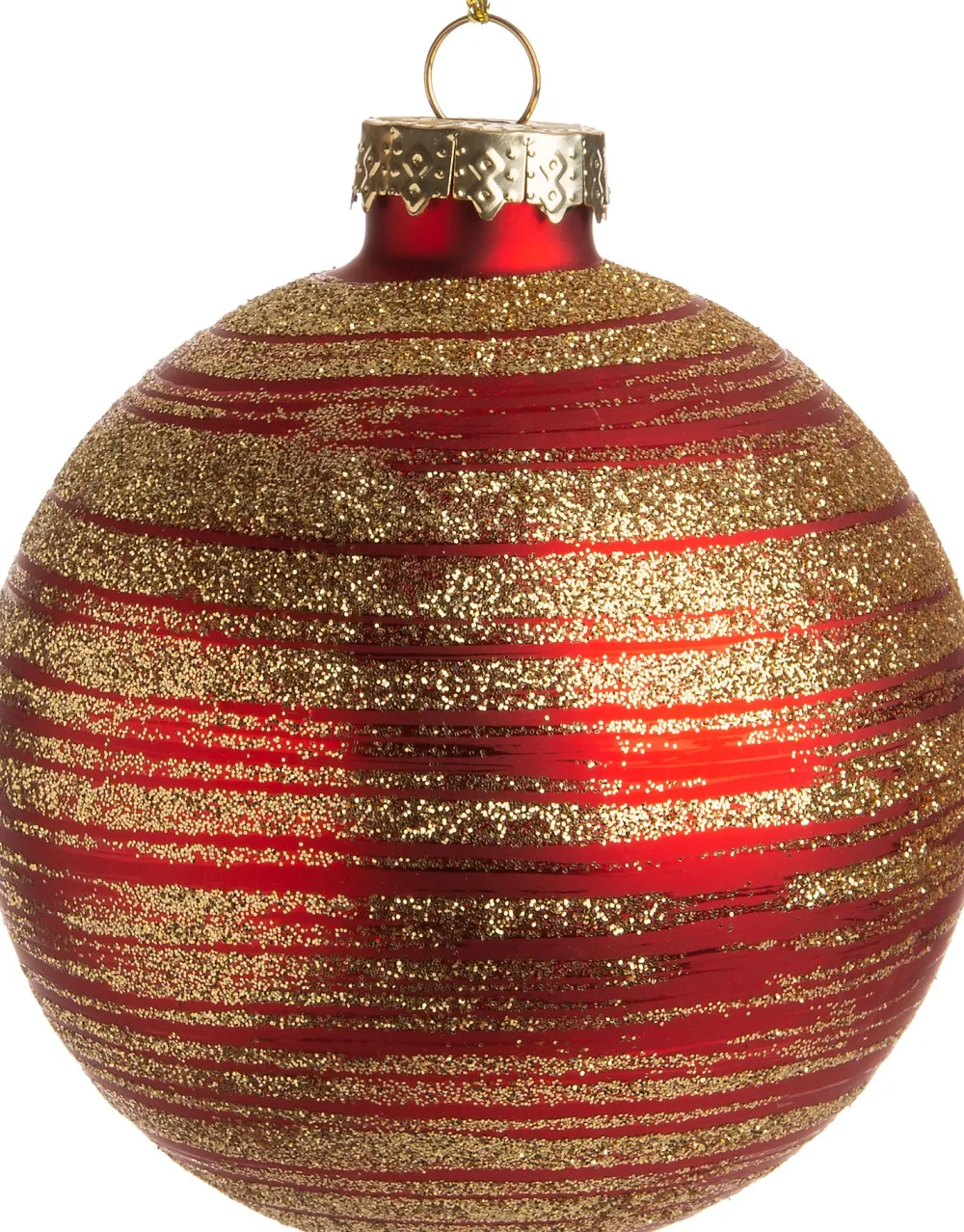 Outlet Weihnachtskugel Callie D 8 cm rot Weihnachtskugeln & -Anhänger
