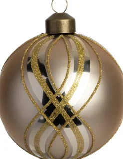 Online Weihnachtskugel Endy creme / gold D 8 cm Weihnachtskugeln & -Anhänger