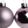 Clearance Weihnachtskugeln lila matt und glänzend D 6,7 cm 8 St. Weihnachtskugeln & -Anhänger