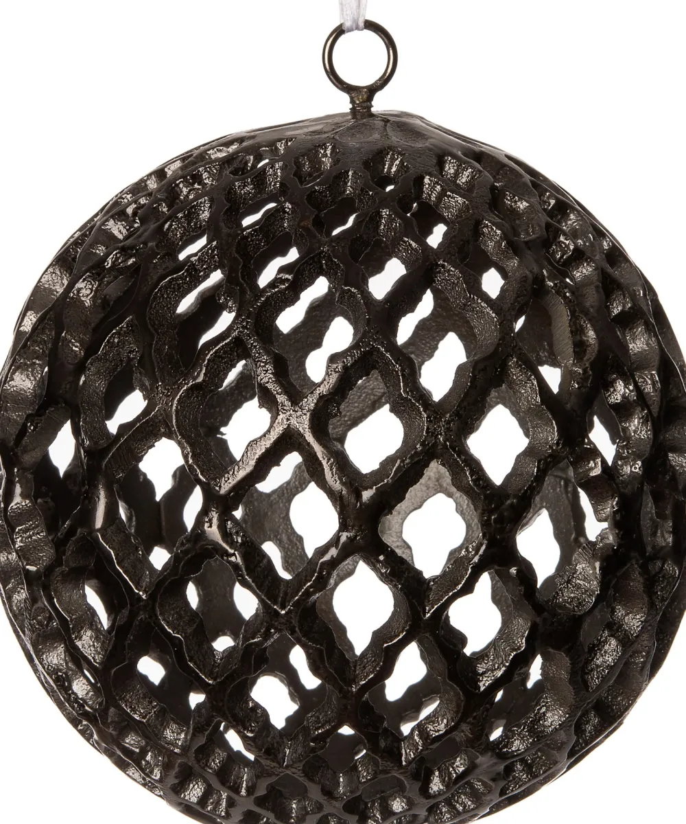 Outlet Weihnachtskugel Jadeen schwarz D 10 cm Weihnachtskugeln & -Anhänger