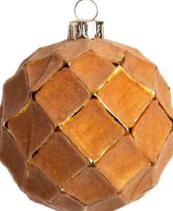 Hot Weihnachtskugel Carterton gelb D 8 cm Weihnachtskugeln & -Anhänger