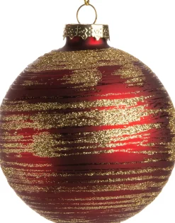 Clearance Weihnachtskugel Callie D 6 cm bordeaux Weihnachtskugeln & -Anhänger