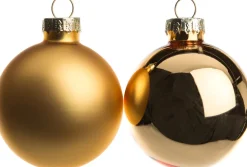 New Weihnachtskugeln gold matt und glänzend D 5 cm 12 St. Weihnachtskugeln & -Anhänger