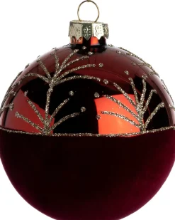 Hot Weihnachtskugel Ampthill rot D 8 cm Weihnachtskugeln & -Anhänger