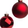 Discount Weihnachtskugeln rot matt und glänzend D 7 cm 8 St. Weihnachtskugeln & -Anhänger