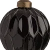 Clearance Weihnachtskugel Orvan Waben schwarz D 8 cm Weihnachtskugeln & -Anhänger