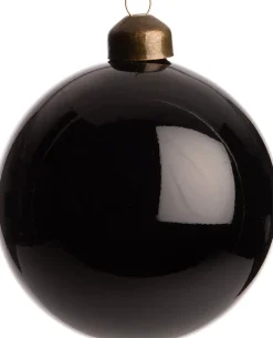 Discount Weihnachtskugel Biron schwarz glänzend D 8 cm Weihnachtskugeln & -Anhänger