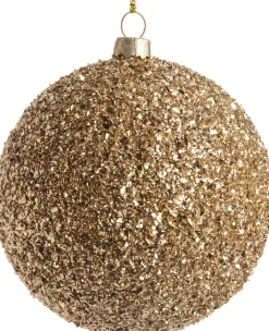 New Weihnachtskugel Isa D 6 cm gold Weihnachtskugeln & -Anhänger