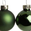 Outlet Weihnachtskugeln grün matt und glänzend D 10 cm 4 St. Weihnachtskugeln & -Anhänger