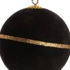 Weihnachtskugel Faie mit Streifen schwarz D 8 cm Weihnachtskugeln & -Anhänger