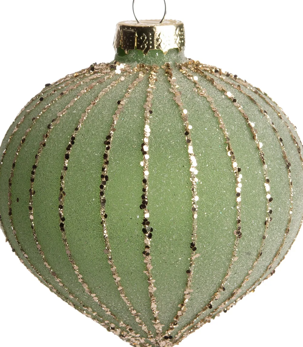 Sale Weihnachtskugeln Piennes grün D 8 cm Weihnachtskugeln & -Anhänger