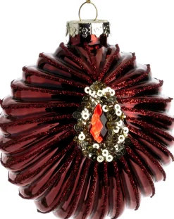 Clearance Weihnachtskugel Barnsley rot D 8 cm Weihnachtskugeln & -Anhänger