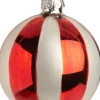 Sale Weihnachtskugel Talina rot / weiß D 8 H 8 cm Weihnachtskugeln & -Anhänger