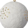 Clearance Weihnachtskugel Vitu weiß / gold D 7 H 7 cm Weihnachtskugeln & -Anhänger