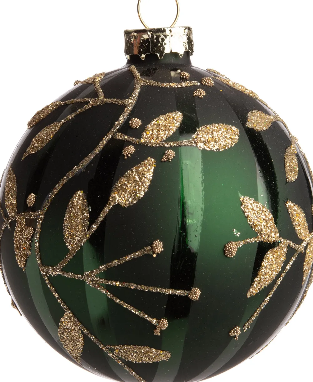 New Weihnachtskugeln Avril grün D 8 cm Weihnachtskugeln & -Anhänger