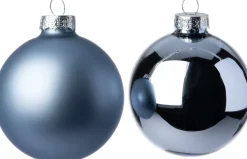 New Weihnachtskugeln Set hellblau D 7 cm 42 St. Weihnachtskugeln & -Anhänger