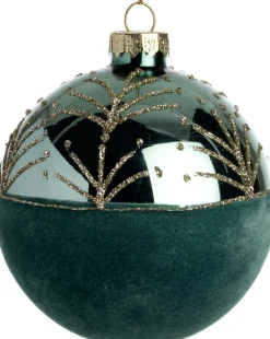 Weihnachtskugel Ampthill grün D 8 cm Weihnachtskugeln & -Anhänger