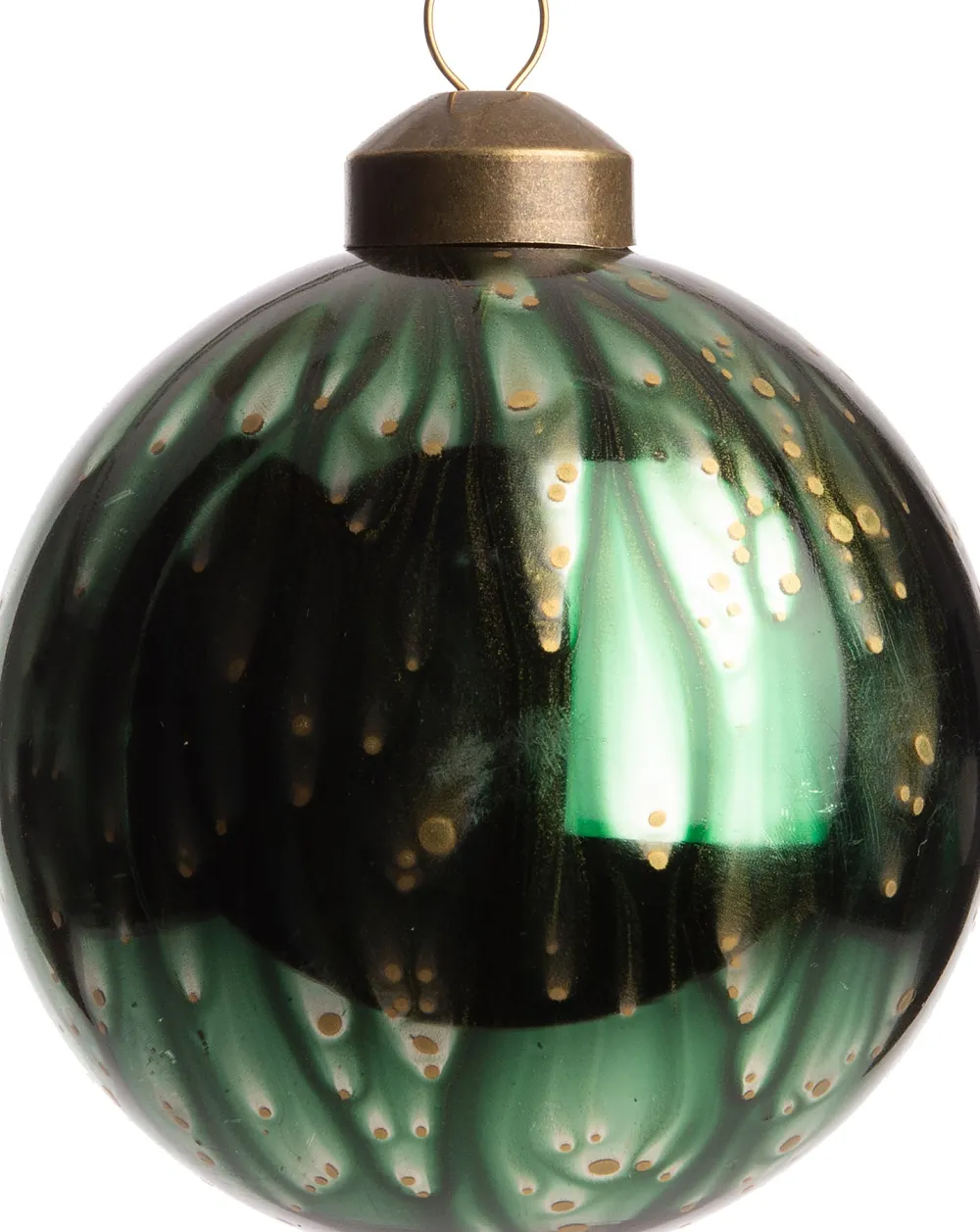 New Weihnachtskugel Maurs grün Öl-Finish D 8 cm Weihnachtskugeln & -Anhänger