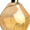 Outlet Weihnachtskugel Avoca halbtransparent orange mit Beleuchtung D 10 cm Weihnachtsdeko Zum Aufhängen