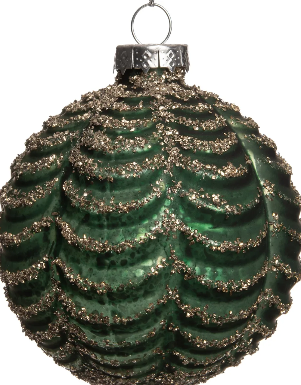 Weihnachtskugel Billi grün D 8 H 8 cm Weihnachtskugeln & -Anhänger