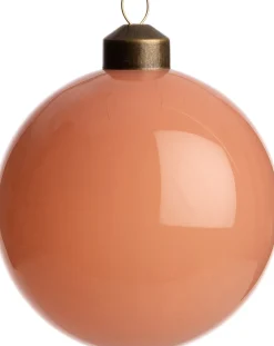 Clearance Weihnachtskugel Belfort orange transparent D 8 cm Weihnachtskugeln & -Anhänger
