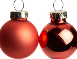 New Weihnachtskugeln orangerot matt und glänzend D 2,5 cm 24 St. Weihnachtskugeln & -Anhänger