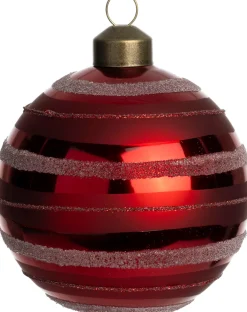 Discount Weihnachtskugel Crowley rot D 8 cm Weihnachtskugeln & -Anhänger