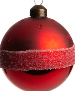 Discount Weihnachtskugel Rennes rot D 8 cm Weihnachtskugeln & -Anhänger
