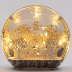 Hot Weihnachtslandschaft Rentier mit LED-Beleuchtung 25 x 6 x 23 cm Weihnachtsfiguren & -Objekte