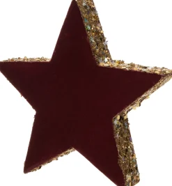 Hot Weihnachtsstern Samt rot D 9 H 24 cm Weihnachtssterne