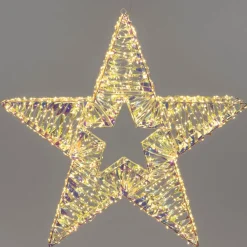 Weihnachtsstern Iris beleuchtet D 60 H 9 cm Weihnachtsfiguren (Außen)