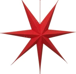 Weihnachtsstern beleuchtet mit LED rot 15 x 60 x 60 cm Weihnachtssterne