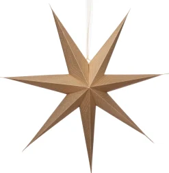 Online Weihnachtsstern beleuchtet mit LED gold 15 x 60 x 60 cm Weihnachtssterne