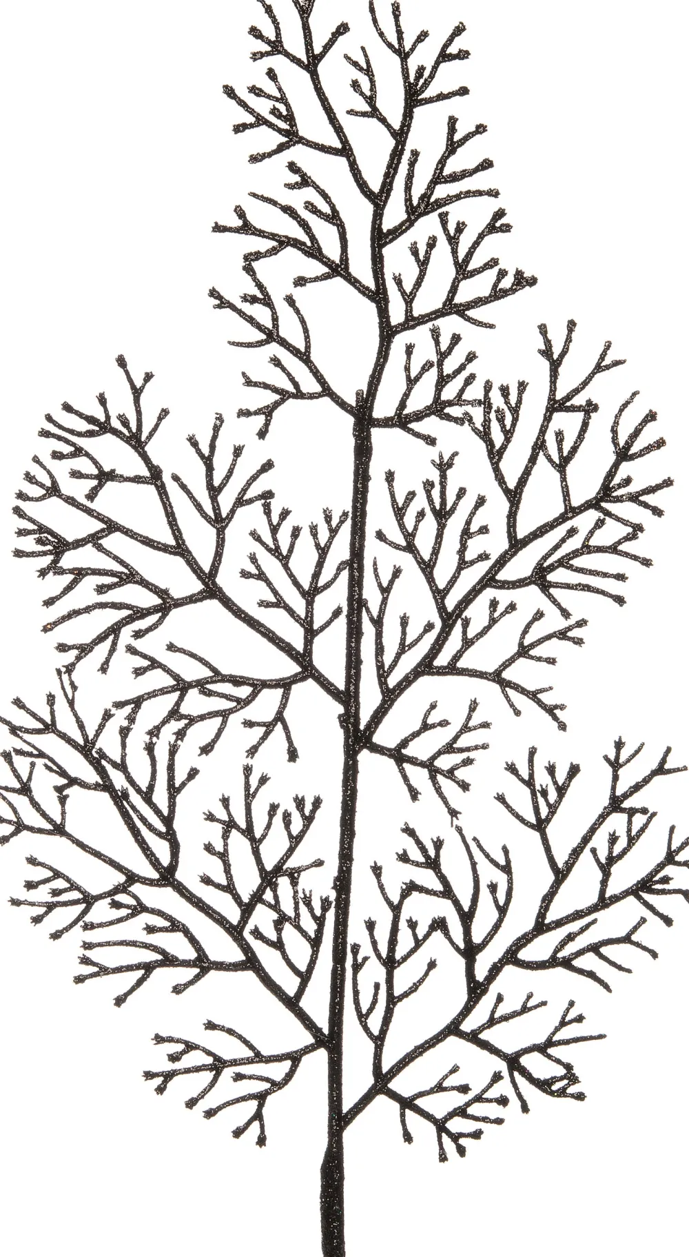 Hot Weihnachtszweig Koralle schwarz 45 cm Weihnachtszweige & -Blumen