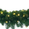 Discount Winterberg Tannengirlande 120 cm x D 20 cm mit LEDs warmweiß Weihnachts- & Tannengirlanden