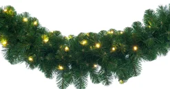 Hot Winterberg Tannengirlande 180 cm x D 20 cm mit LEDs warmweiß Weihnachts- & Tannengirlanden